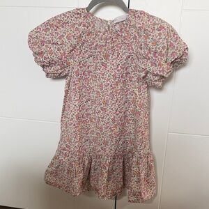 Zara Pink Floral Kids Dress